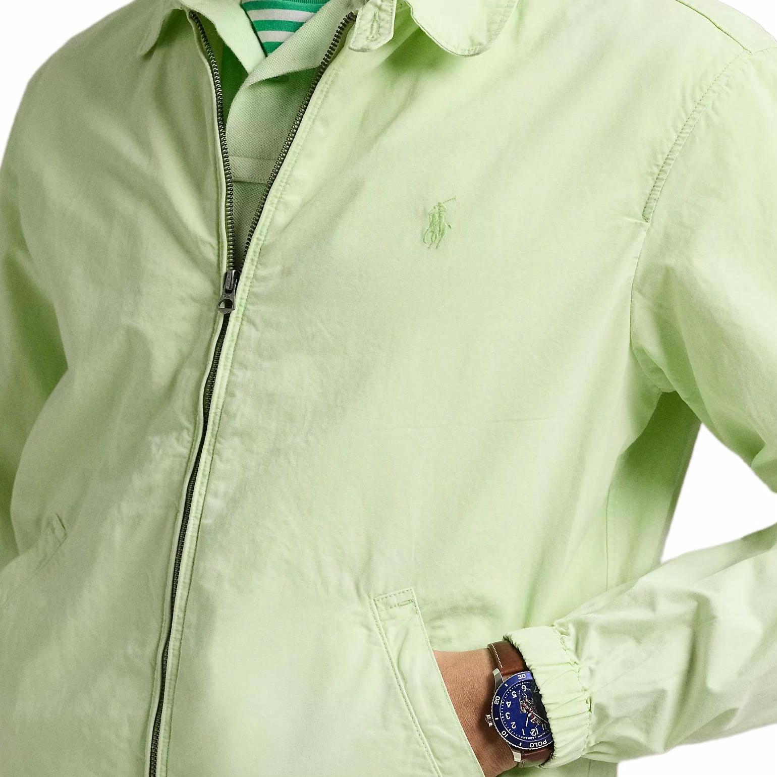 Details for ポロラルフローレン ベイポート ソリッド長袖ジャケット - ミネラル染めリーフ柄 710961831-001