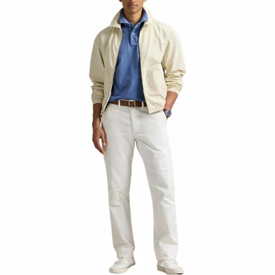 Polo Ralph Lauren Bayport Mineral-Dyed Long Sleeve Jaket Putih. 710961831-002 Lookbook Polo Ralph Lauren Bayport Mineral-Dyed Long Sleeve Jaket Putih. 710961831-002