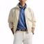 Shop Polo Ralph Lauren Bayport Mineral-Dyed Long Sleeve Jaket Putih. 710961831-002
