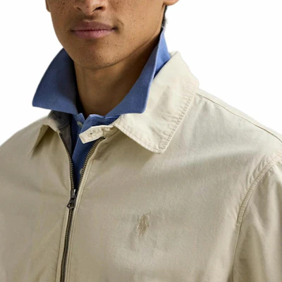 Polo Ralph Lauren Bayport Mineral-Dyed Long Sleeve Jaket Putih. 710961831-002 Details for Polo Ralph Lauren Bayport Mineral-Dyed Long Sleeve Jaket Putih. 710961831-002