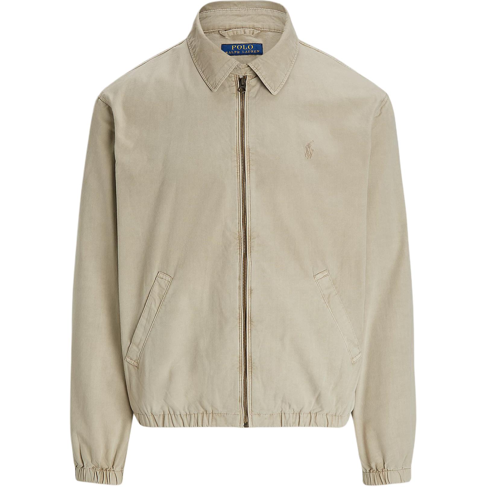 Order Polo Ralph Lauren Bayport橄榄绿色长袖外套 矿物染色。 710961831-003