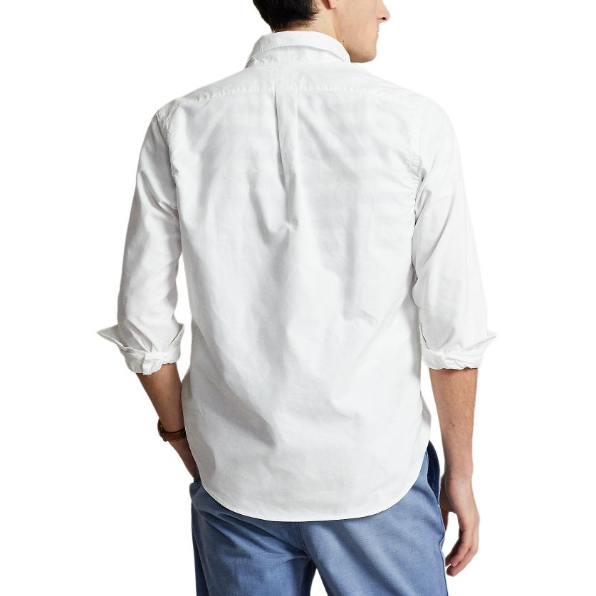 Polo Ralph Lauren Bear Embroidered Long Sleeve Shirt SS24  White. MNPOWOV16823488-100 圖 5