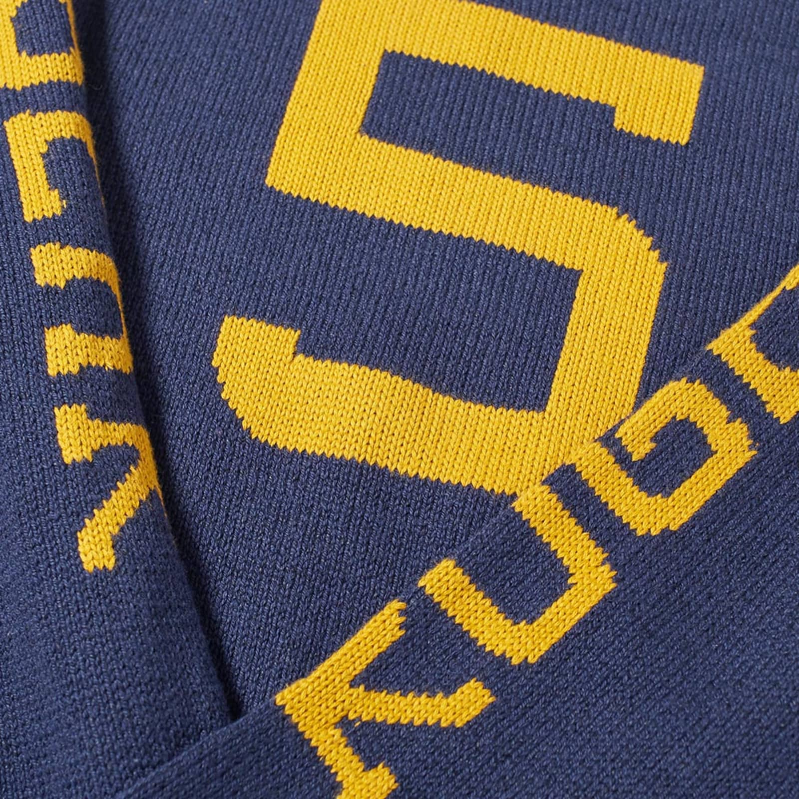 Sizing Polo Ralph Lauren 熊徽標長袖針織衫 深藍色 圓領橄欖球毛衣 710749271-001