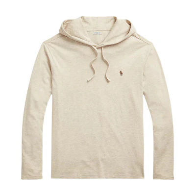 Polo Ralph Lauren Beige Hoodie with Embroidered Logo 710973743-004