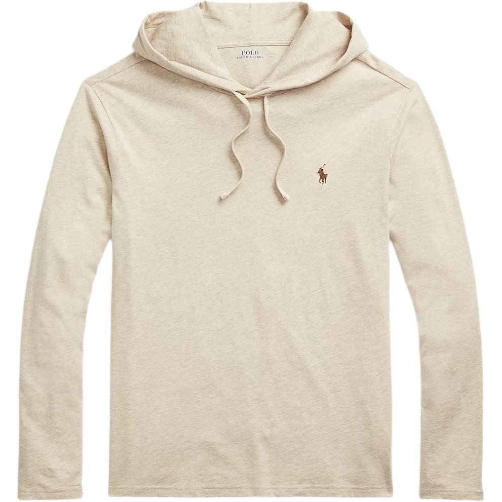 Order Polo Ralph Lauren 米色连帽衫 带标刺绣 长袖套头衫 606356