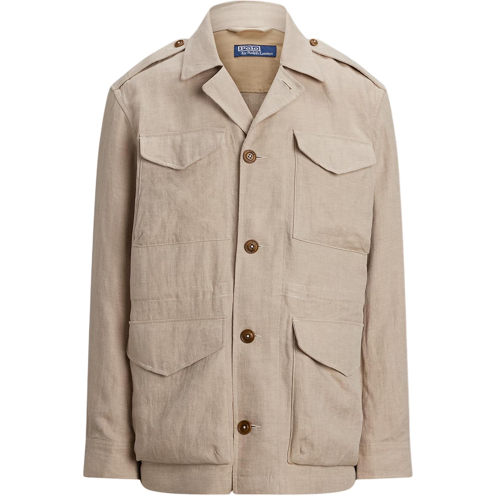 Polo Ralph Lauren Beige Single-Breasted Long Sleeve Jacket for Men 710956071-001