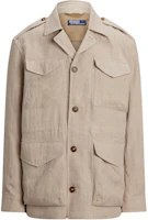 Polo Ralph Lauren Beige Single-Breasted Long Sleeve Jacket for Men 710956071-001 Polo Ralph Lauren Beige Single-Breasted Long Sleeve Jacket for Men 710956071-001