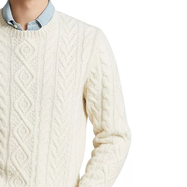 Polo Ralph Lauren Beige Solid Crewneck Pullover Sweater  Long Sleeve. 710876857-001 圖 4