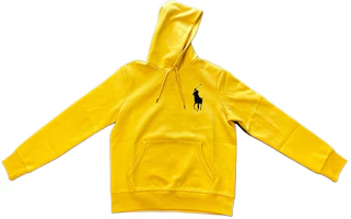 Polo Ralph Lauren Big Pony Logo Embroidered Hoodie Yellow - Long Sleeve. 710883343-007 Polo Ralph Lauren Big Pony Logo Embroidered Hoodie Yellow - Long Sleeve. 710883343-007