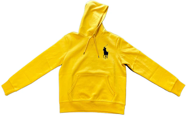 Polo Ralph Lauren Big Pony Logo Embroidered Hoodie Yellow - Long Sleeve. 710883343-007 Buy Polo Ralph Lauren Big Pony Logo Embroidered Hoodie Yellow - Long Sleeve. 710883343-007