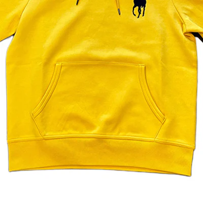 Polo Ralph Lauren Big Pony Logo Embroidered Hoodie Yellow - Long Sleeve. 710883343-007 Purchase Polo Ralph Lauren Big Pony Logo Embroidered Hoodie Yellow - Long Sleeve. 710883343-007