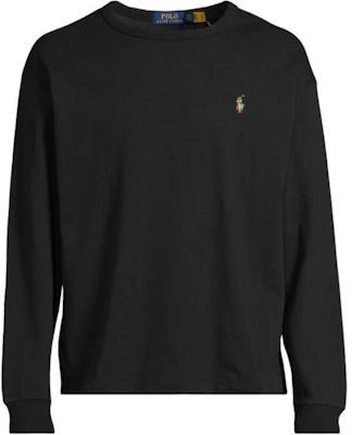 Polo Ralph Lauren Crewneck Hitam dengan Bordir Pony Warna-Warni 710926612-002 Order Polo Ralph Lauren Crewneck Hitam dengan Bordir Pony Warna-Warni 710926612-002