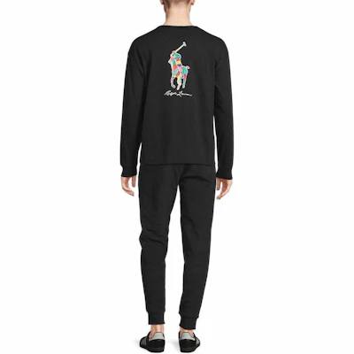 Polo Ralph Lauren Crewneck Hitam dengan Bordir Pony Warna-Warni 710926612-002 Purchase Polo Ralph Lauren Crewneck Hitam dengan Bordir Pony Warna-Warni 710926612-002