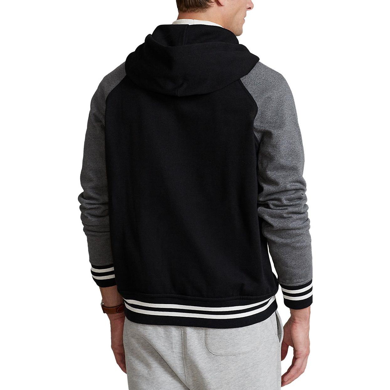 Polo Ralph Lauren Black Fleece Logo Embroidered Hoodie Jacket 710850315-001 圖 6