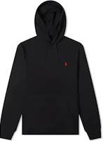 Polo Ralph Lauren Black Hoodie with Embroidered Pony Logo MNPOKNI16810531-B10 Polo Ralph Lauren Black Hoodie with Embroidered Pony Logo MNPOKNI16810531-B10