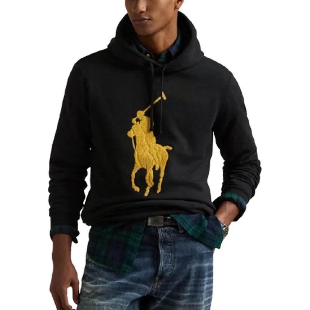 Purchase Polo Ralph Lauren 黑色连帽卫衣带标志 710952241-001