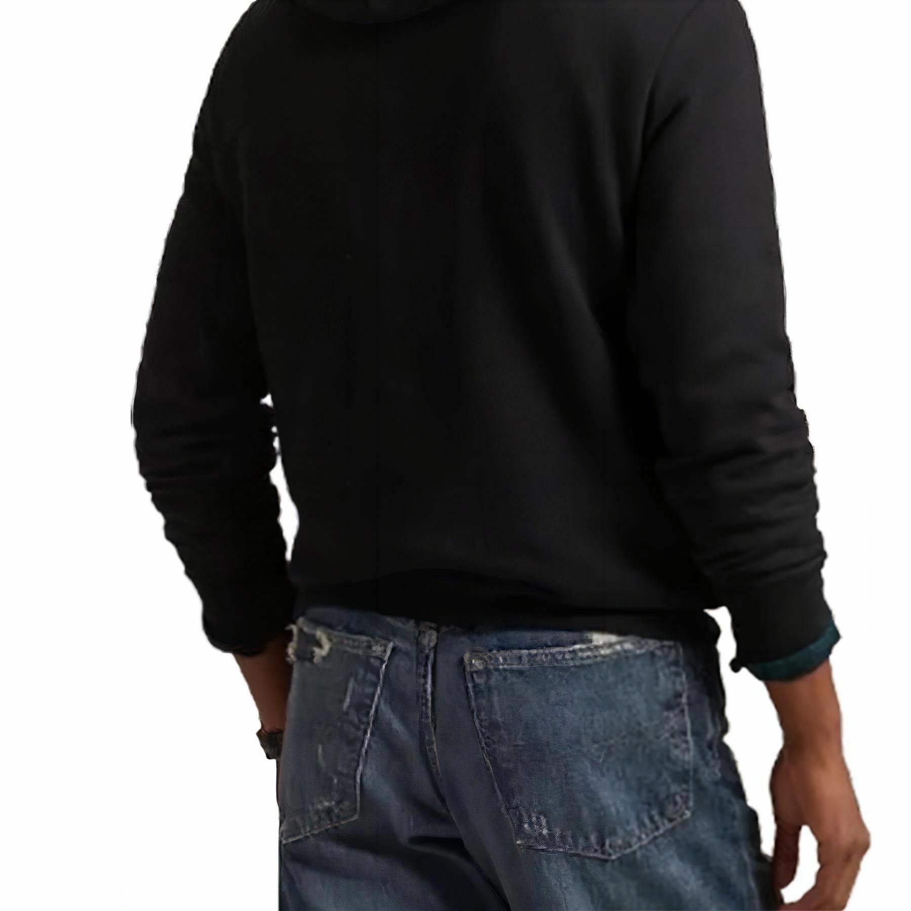 Cheap Polo Ralph Lauren 黑色连帽卫衣带标志 710952241-001