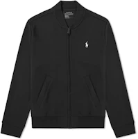 Polo Ralph Lauren Black Solid Logo Embroidered Zip-Up Casual Jacket 710652945-001 Polo Ralph Lauren Black Solid Logo Embroidered Zip-Up Casual Jacket 710652945-001