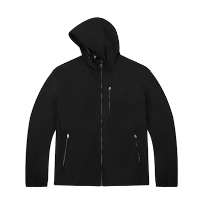 Polo Ralph Lauren Black Windbreaker Jacket with Pony Logo Embroidery MNPOOTW16020589-001