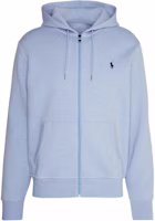 Polo Ralph Lauren Blue Double-Sided Knit Logo Hoodie with Kangaroo Pocket 710883329-041 Polo Ralph Lauren Blue Double-Sided Knit Logo Hoodie with Kangaroo Pocket 710883329-041