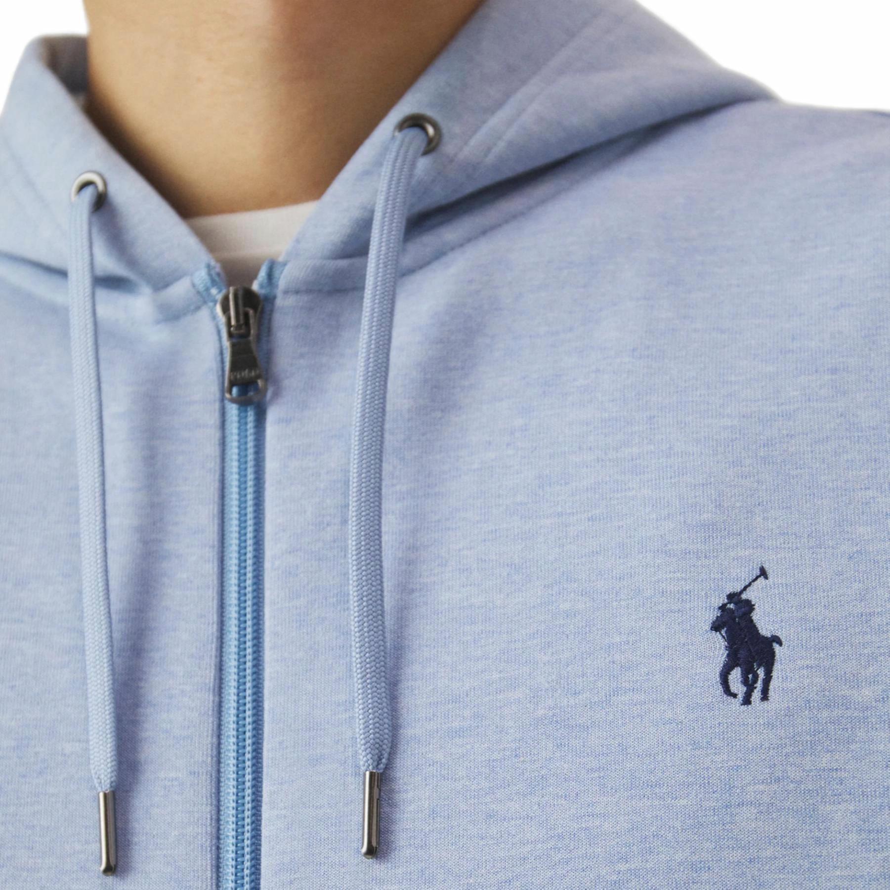 Details for Sudadera con Capucha Polo Ralph Lauren Azul Reversible con Logo y Bolsillo Canguro 710883329-041
