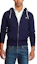 Buy Polo Ralph Lauren蓝色拉链徽标刺绣连帽外套 710625887-024