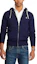 Order Polo Ralph Lauren蓝色拉链徽标刺绣连帽外套 710625887-024