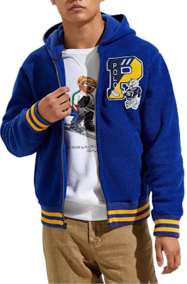 Polo Ralph Lauren Jaket Besbol Beludru Biru Harimau Sulam Huruf 710775932-001 Buy Polo Ralph Lauren Jaket Besbol Beludru Biru Harimau Sulam Huruf 710775932-001