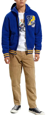 Polo Ralph Lauren Jaket Besbol Beludru Biru Harimau Sulam Huruf 710775932-001 Purchase Polo Ralph Lauren Jaket Besbol Beludru Biru Harimau Sulam Huruf 710775932-001