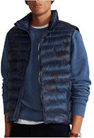 Polo Ralph Lauren Camo Zip Sleeveless Vest Blue Casual Wear. 710811681-001 Polo Ralph Lauren Camo Zip Sleeveless Vest Blue Casual Wear. 710811681-001