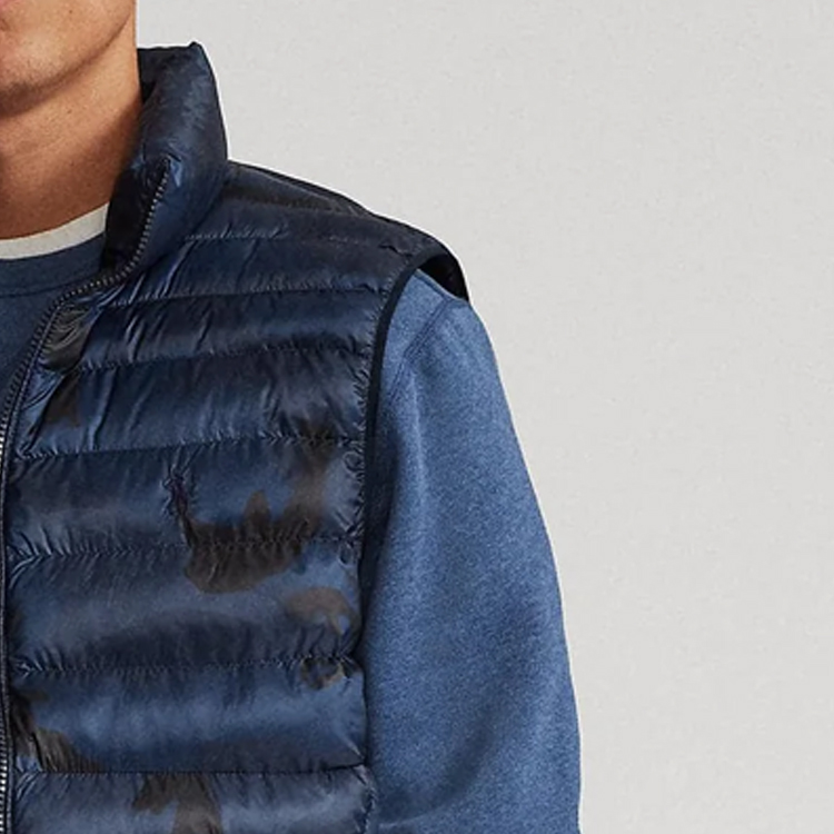 Details for Polo Ralph Lauren 蓝色迷彩无袖拉链马甲 休闲穿搭。 710811681-001