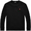 Order Polo Ralph Lauren Camiseta Negra de Manga Larga Cuello Redondo para Hombre. MNPOTSH16820171-001