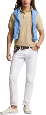 Polo Ralph Lauren Classic Fit Big Pony Embroidered Logo Khaki Polo Shirt MNPOKNI1N822-752 Lookbook Polo Ralph Lauren Classic Fit Big Pony Embroidered Logo Khaki Polo Shirt MNPOKNI1N822-752