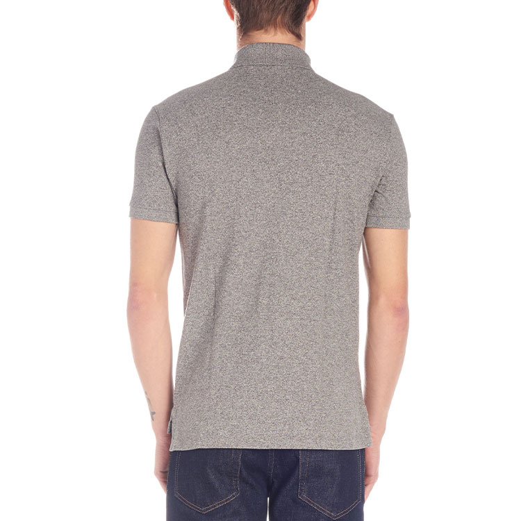 Polo Ralph Lauren Classic Fit Cotton Logo Embroidered Polo Shirt Grey Mens 710548797-011 圖 4