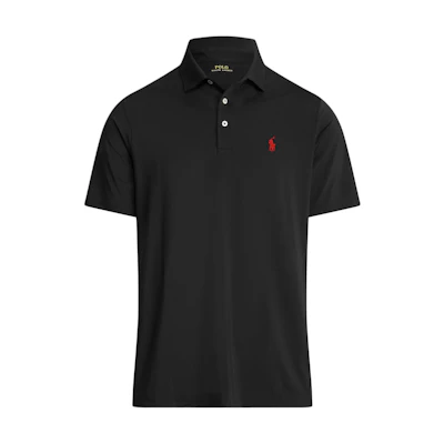 Polo Ralph Lauren Classic Fit Embroidered Logo Black Short Sleeve Polo Shirt Men 710864868-003