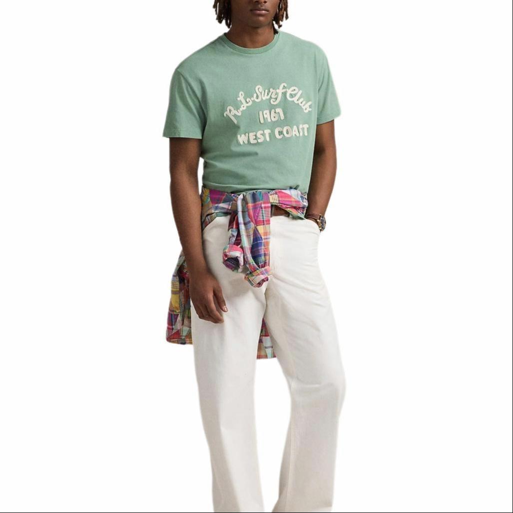 Shop ポロラルフローレン クラシックフィット 刺繍Tシャツ ヴィンテージミントグリーン. MNPOTSH1N822706