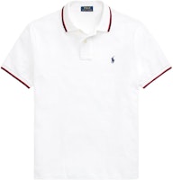 Polo Ralph Lauren Classic Fit Logo Stripe Polo Shirt White. 710844275-002 Polo Ralph Lauren Classic Fit Logo Stripe Polo Shirt White. 710844275-002