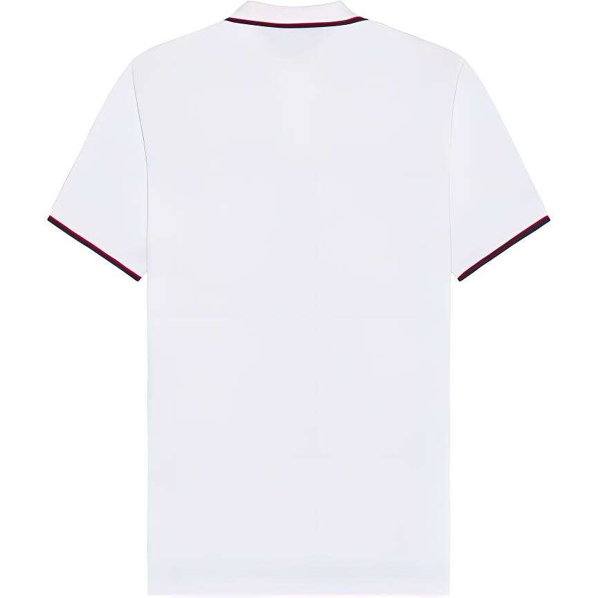 Lookbook Polo Ralph Lauren 經典版條紋Logo短袖Polo衫 白色 710844275-002