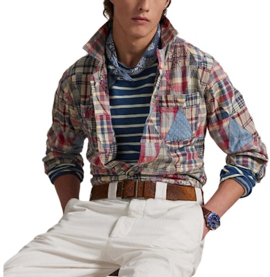 Camisa Polo Ralph Lauren Classic Fit Patchwork de Algodón Hombre Multicolor. MNPOWOV16824161 Purchase Camisa Polo Ralph Lauren Classic Fit Patchwork de Algodón Hombre Multicolor. MNPOWOV16824161