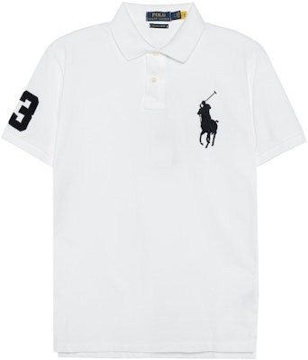 Polo Ralph Lauren Classic Fit Polo Shirt with Logo Embroidery White Shirt 710688969-003 Order Polo Ralph Lauren Classic Fit Polo Shirt with Logo Embroidery White Shirt 710688969-003