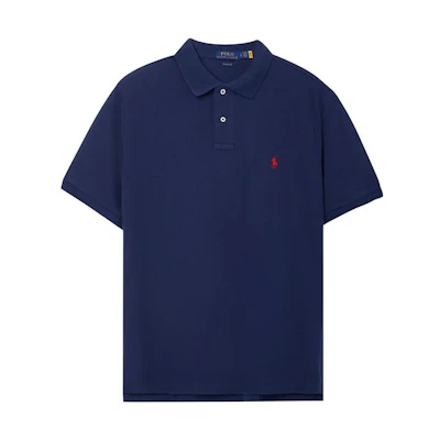 Polo Ralph Lauren Classic Fit Solid Navy Short Sleeve Polo Shirt for Men 710783656-012