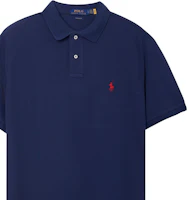 Details for Polo Ralph Lauren 男士經典修身純色海軍藍短袖Polo衫 710783656-012