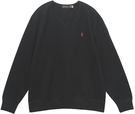폴로 랄프로렌 클래식 로고 자수 크루넥 풀오버 스웨트셔츠 블랙. 710766772-001 Order 폴로 랄프로렌 클래식 로고 자수 크루넥 풀오버 스웨트셔츠 블랙. 710766772-001