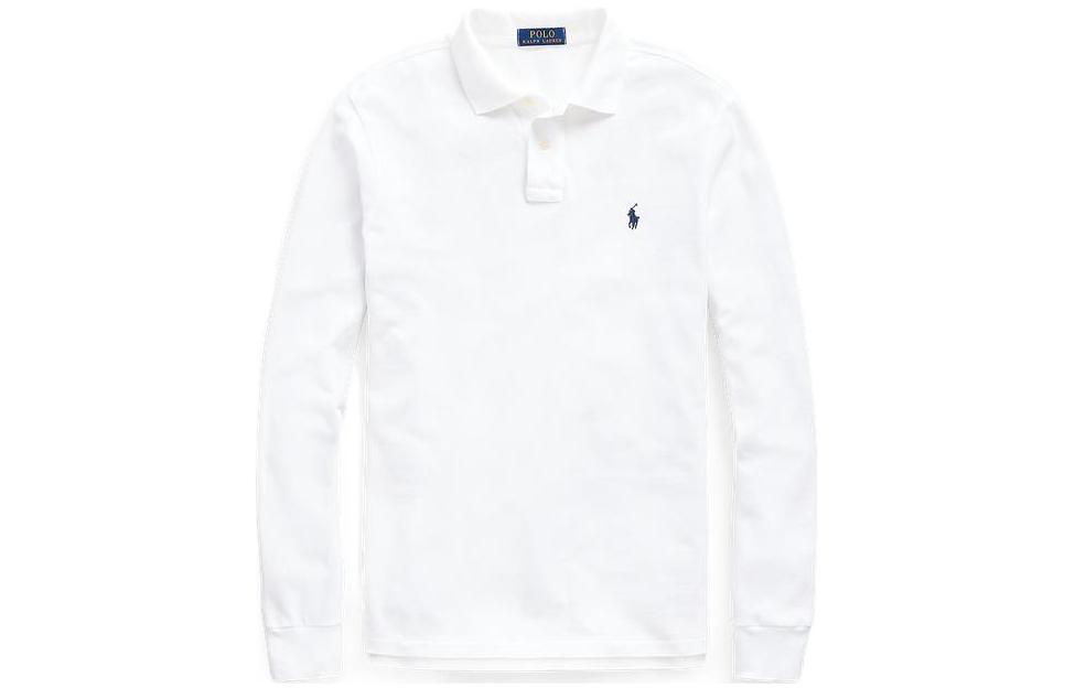Polo Ralph Lauren Classic Long Sleeve Polo Shirt White Men’s MNPOKNI16820114-100 圖 2