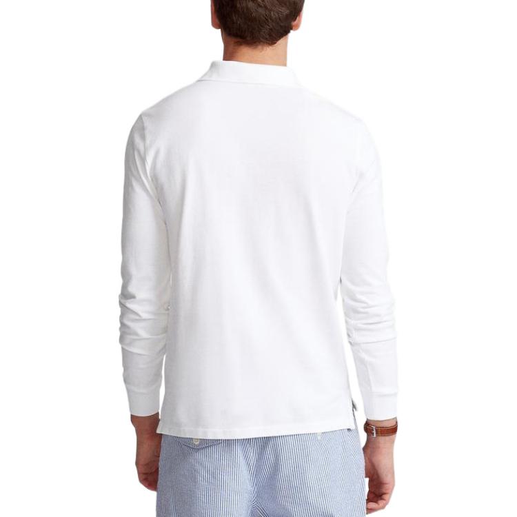 Polo Ralph Lauren Classic Long Sleeve Polo Shirt White Men’s MNPOKNI16820114-100 圖 5