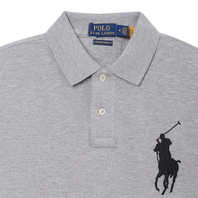 Polo Ralph Lauren Classic Slim Fit Short Sleeve Polo Shirt Grey. 710697457-005 Sizing Polo Ralph Lauren Classic Slim Fit Short Sleeve Polo Shirt Grey. 710697457-005