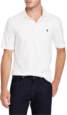 Polo Ralph Lauren Classic Small Pony Embroidered Polo Shirt White 710660637-002 Shop Polo Ralph Lauren Classic Small Pony Embroidered Polo Shirt White 710660637-002