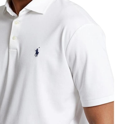 Polo Ralph Lauren Classic Small Pony Embroidered Polo Shirt White 710660637-002 Details for Polo Ralph Lauren Classic Small Pony Embroidered Polo Shirt White 710660637-002
