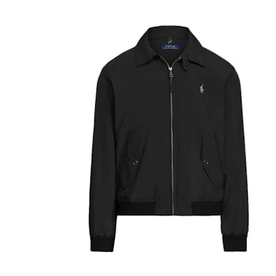 Polo Ralph Lauren Classic Solid Embroidered Logo Jacket Black Mens. 710832229003