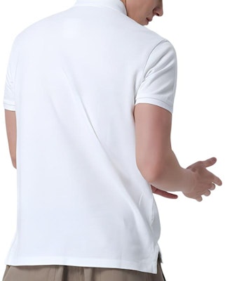 Polo Ralph Lauren Classic Solid Logo Embroidered Short Sleeve Polo Shirt White Men 710666998002 Details for Polo Ralph Lauren Classic Solid Logo Embroidered Short Sleeve Polo Shirt White Men 710666998002